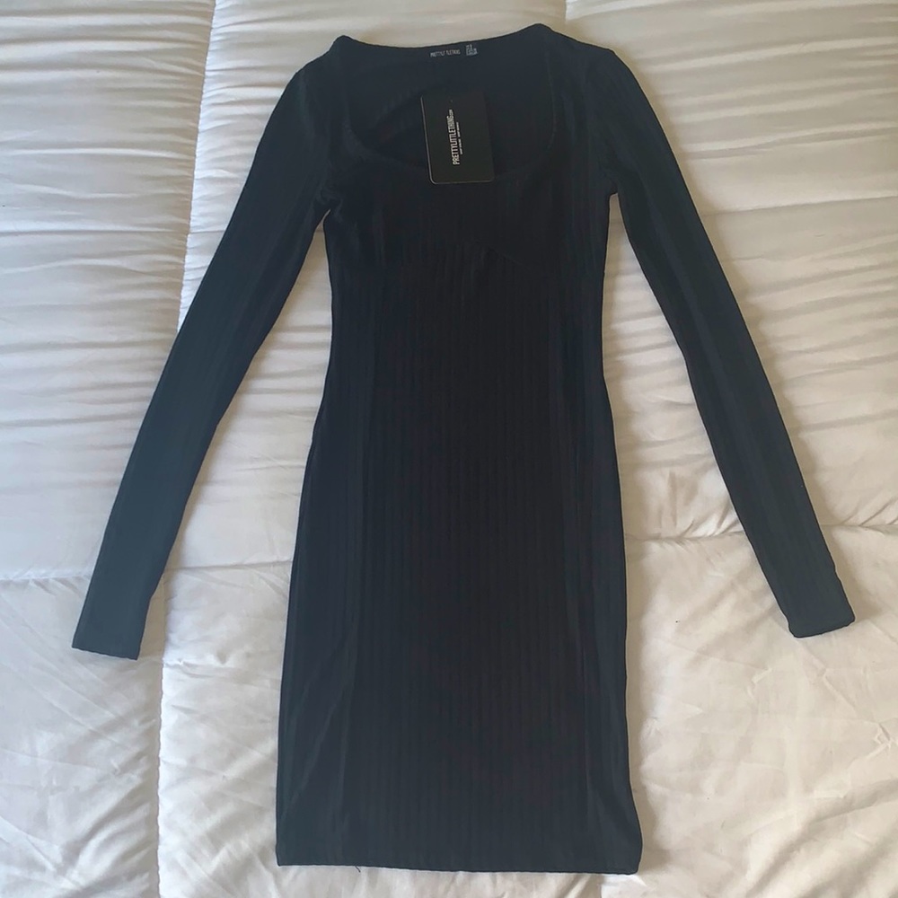 Black Mini Dress from PrettyLittleThing